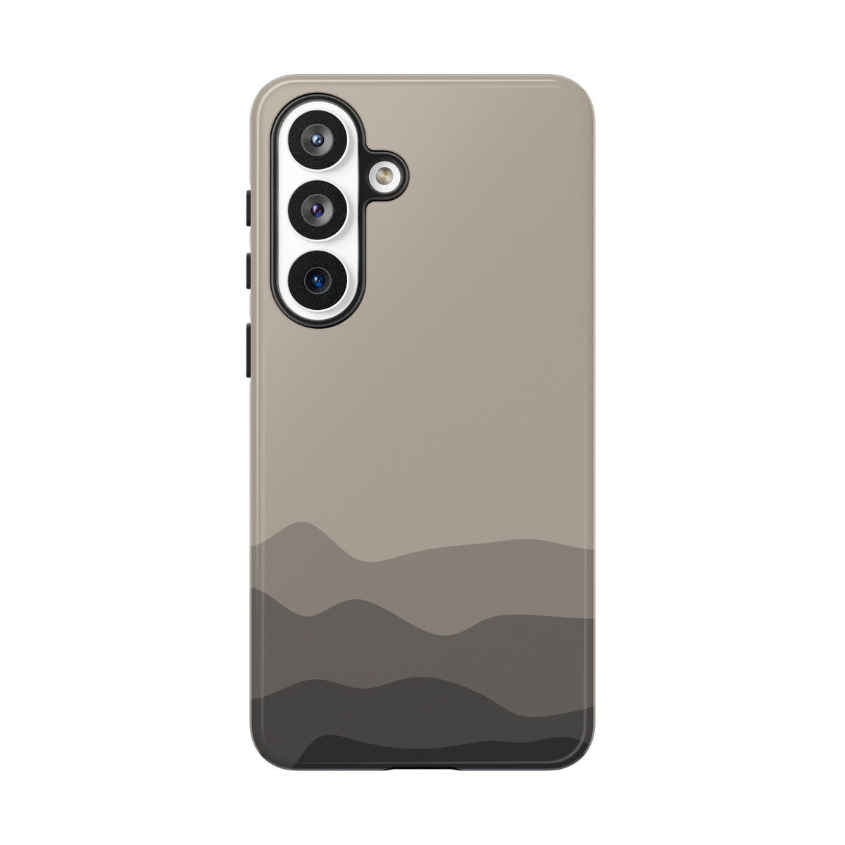 Beige Abstract Waves Protective Phone Case - Beige Phone Case - Samsung Galaxy S26 Plus / Glossy