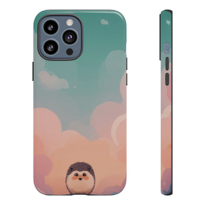 Cute Hedgehog & Cloud Design Phone Case - Multicolor Phone Case - iPhone 13 Pro Max / Glossy