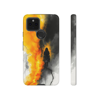 Watercolour Gothic Silhouette of a Woman Phone Case
