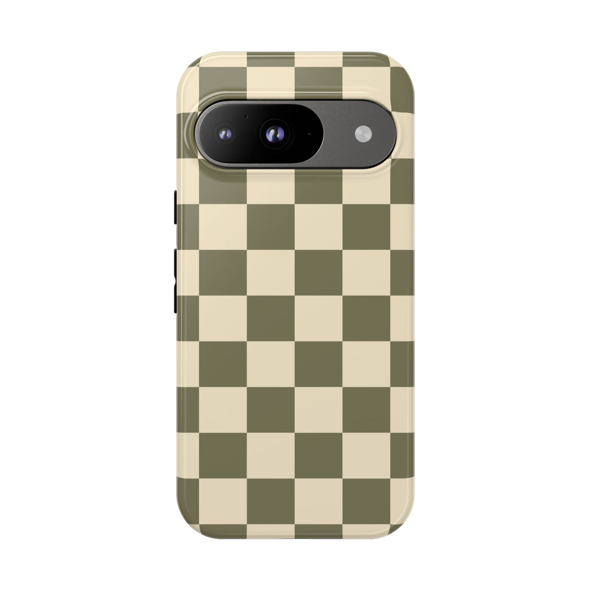 Green Checked Pattern Phone Case - Green Phone Case - Google Pixel 9 / Glossy