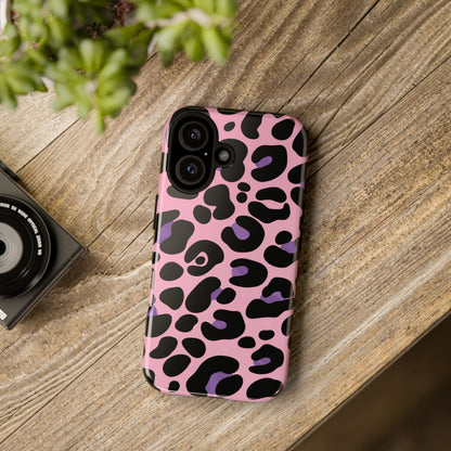 Pretty Pink & Lavender Leopard Print
