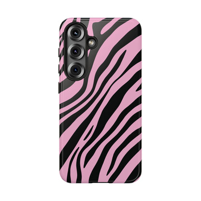 Modern Blush Zebra Print Phone Case