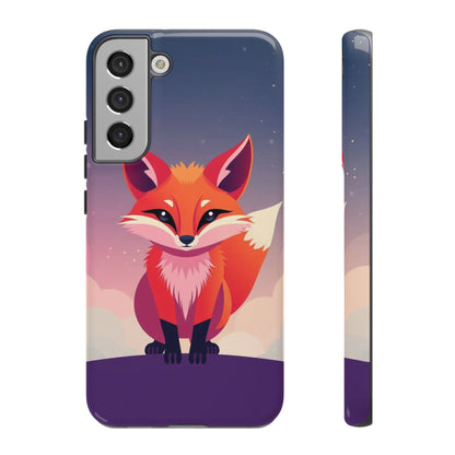 Samsung Galaxy S22 Plus / Glossy Phone Case - Pop Art Fox Design Phone Case