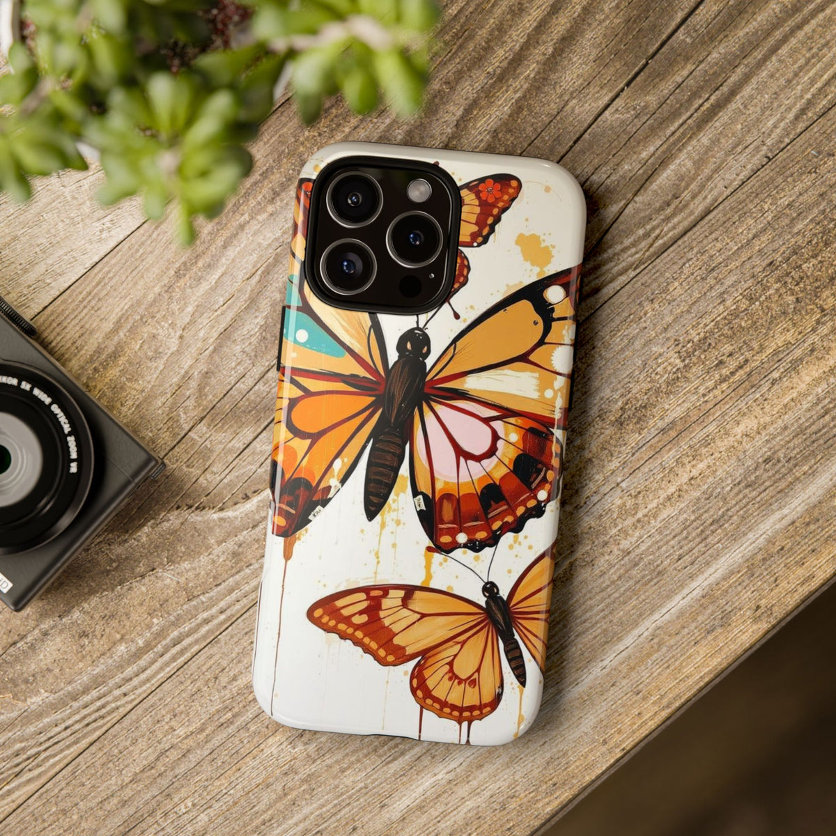 Abstract Butterflies Design Phone Case - Multicolor Phone Case