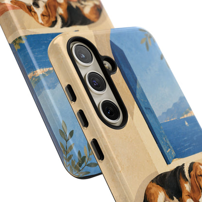 Basset Hound Unfinished Chapter Phone Case - Multicolor Phone Case