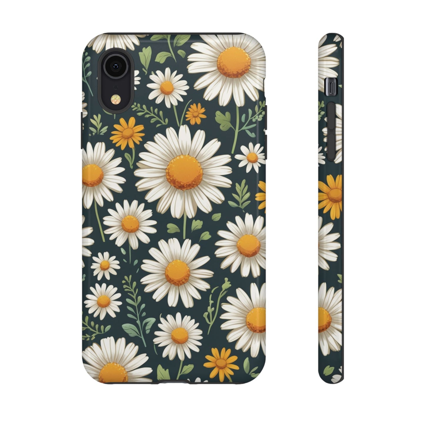 iPhone XR / Glossy Phone Case - Daisies Floral Pattern 3 Phone Case