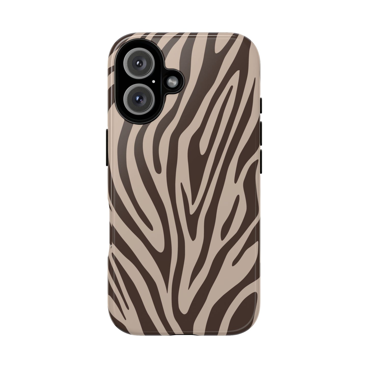 Boutique Mocha Tiger Print Phone Case