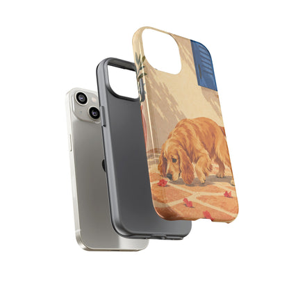Cocker Spaniel Scent Trail Phone Case - Multicolor Phone Case