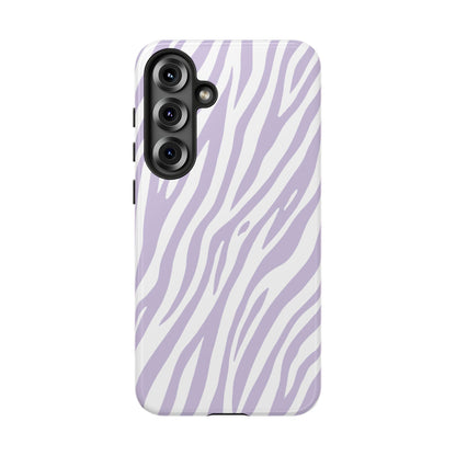 Lavender Tiger Print Phone Case