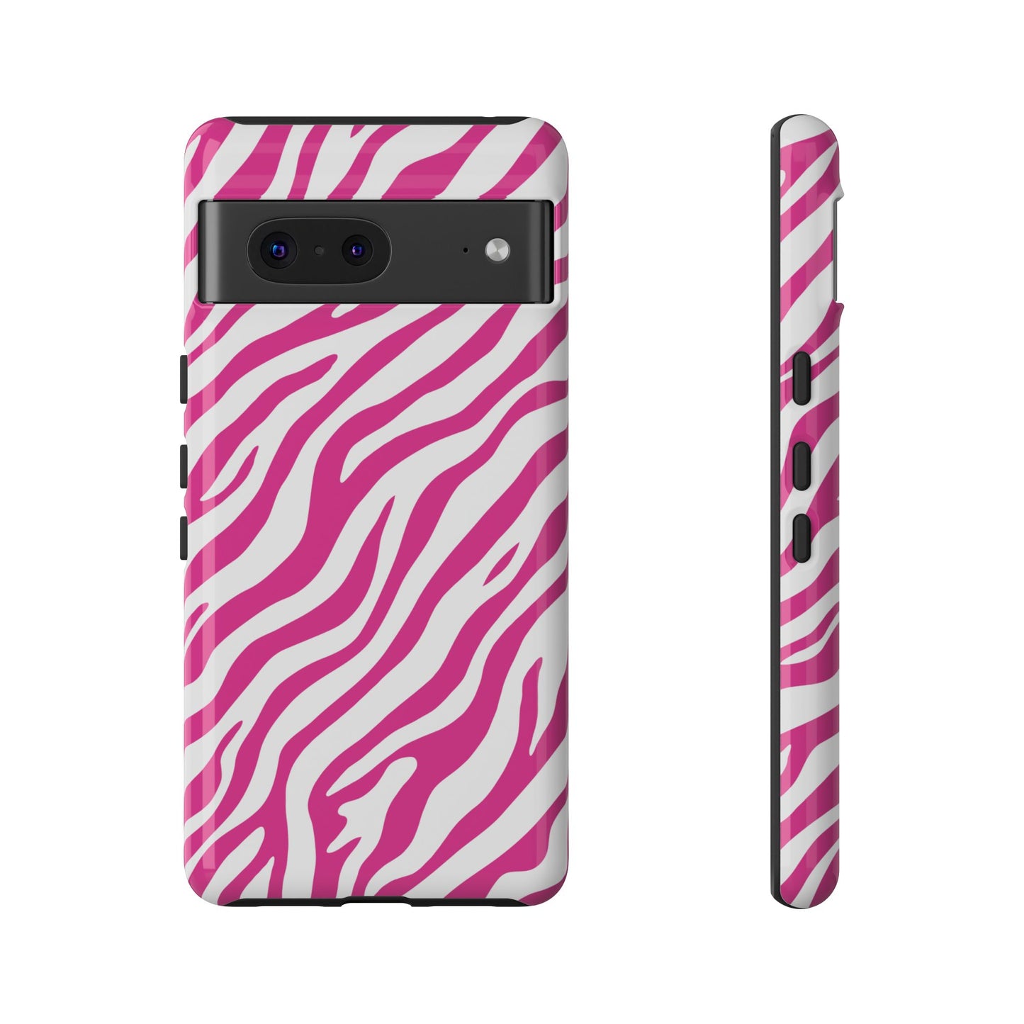 Stylish Hot Pink Zebra Print Phone Case