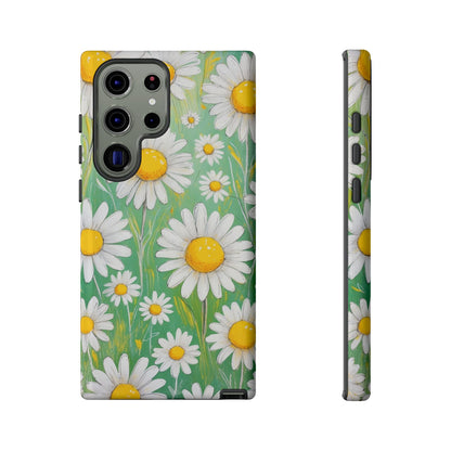 Samsung Galaxy S23 Ultra / Glossy Phone Case - Daisies Floral Pattern 4 Phone Case