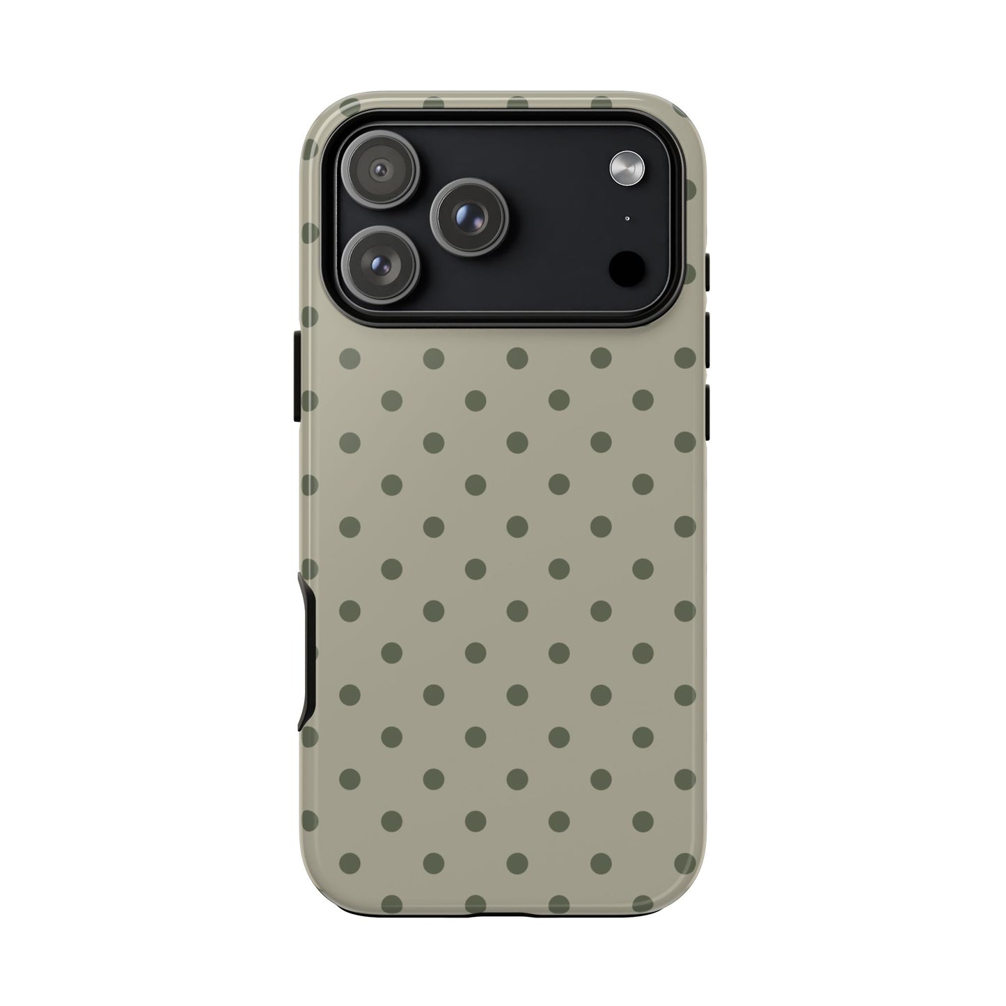 Green & Dark Green Dot Pattern Phone Case