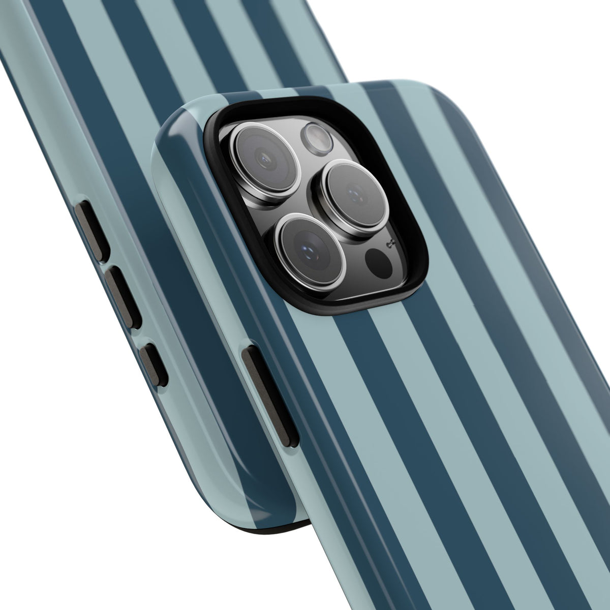 Blue Stripe Pattern Phone Case - Blue Phone Case