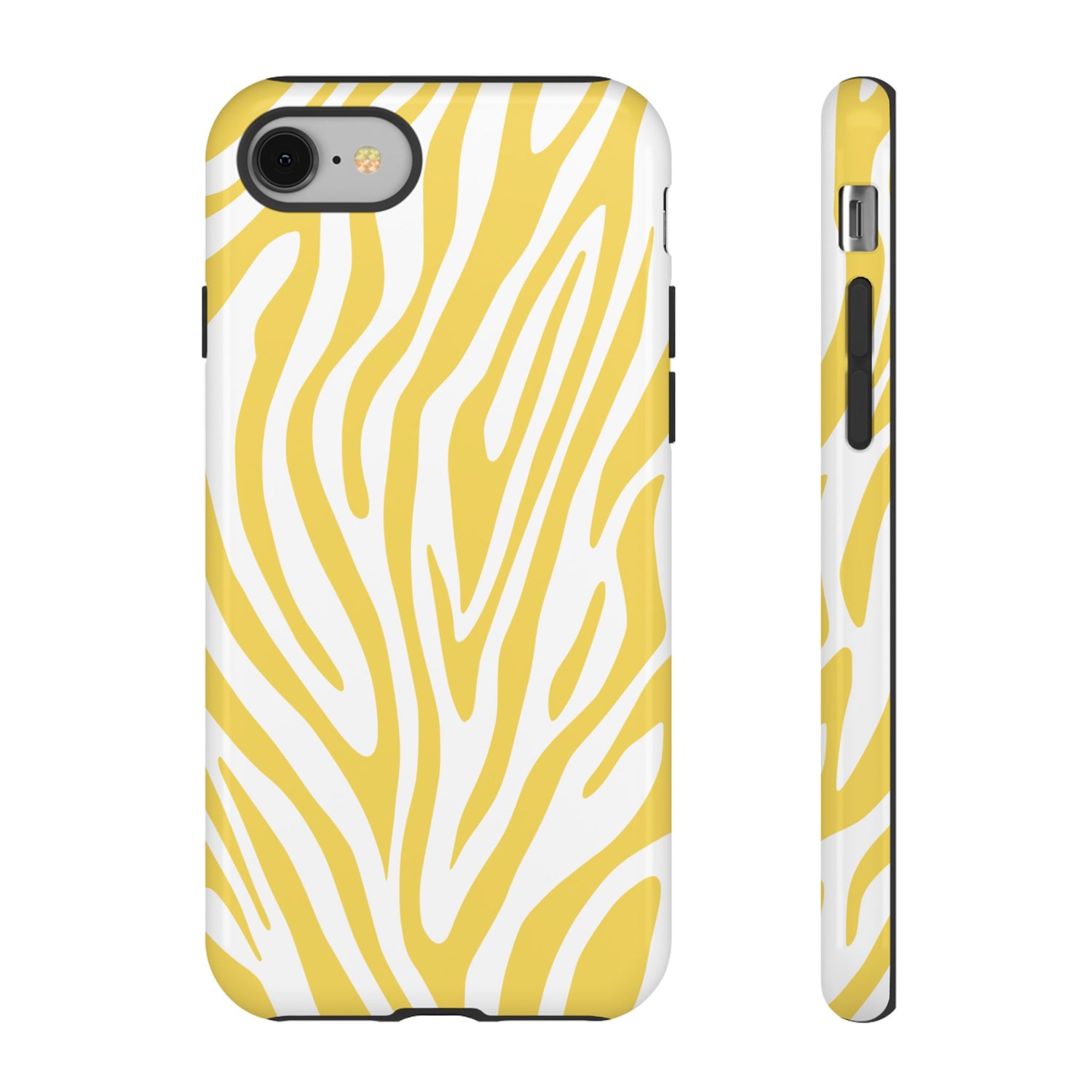 Graphic Yellow Tiger Print Phone Case