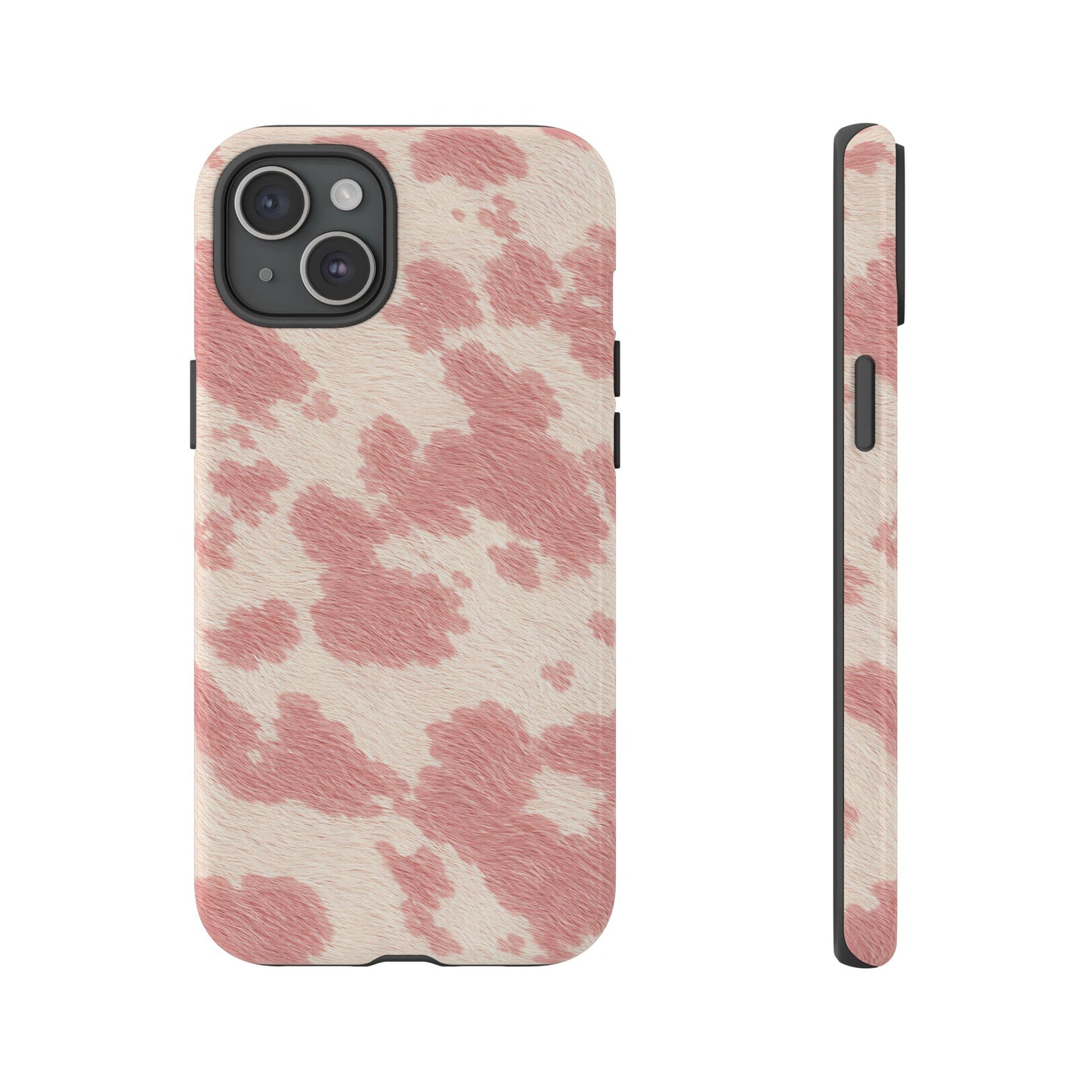 Pretty Blush Cow Print Phone Case