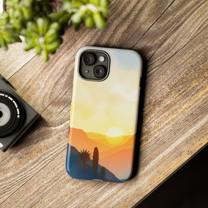 Watercolour Sunset Design Phone Case - Multicolor Phone Case