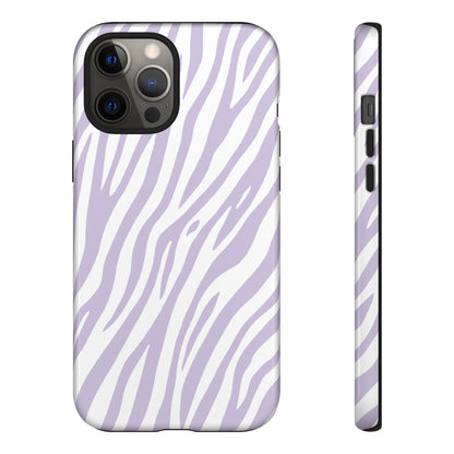 Lavender Tiger Print Phone Case