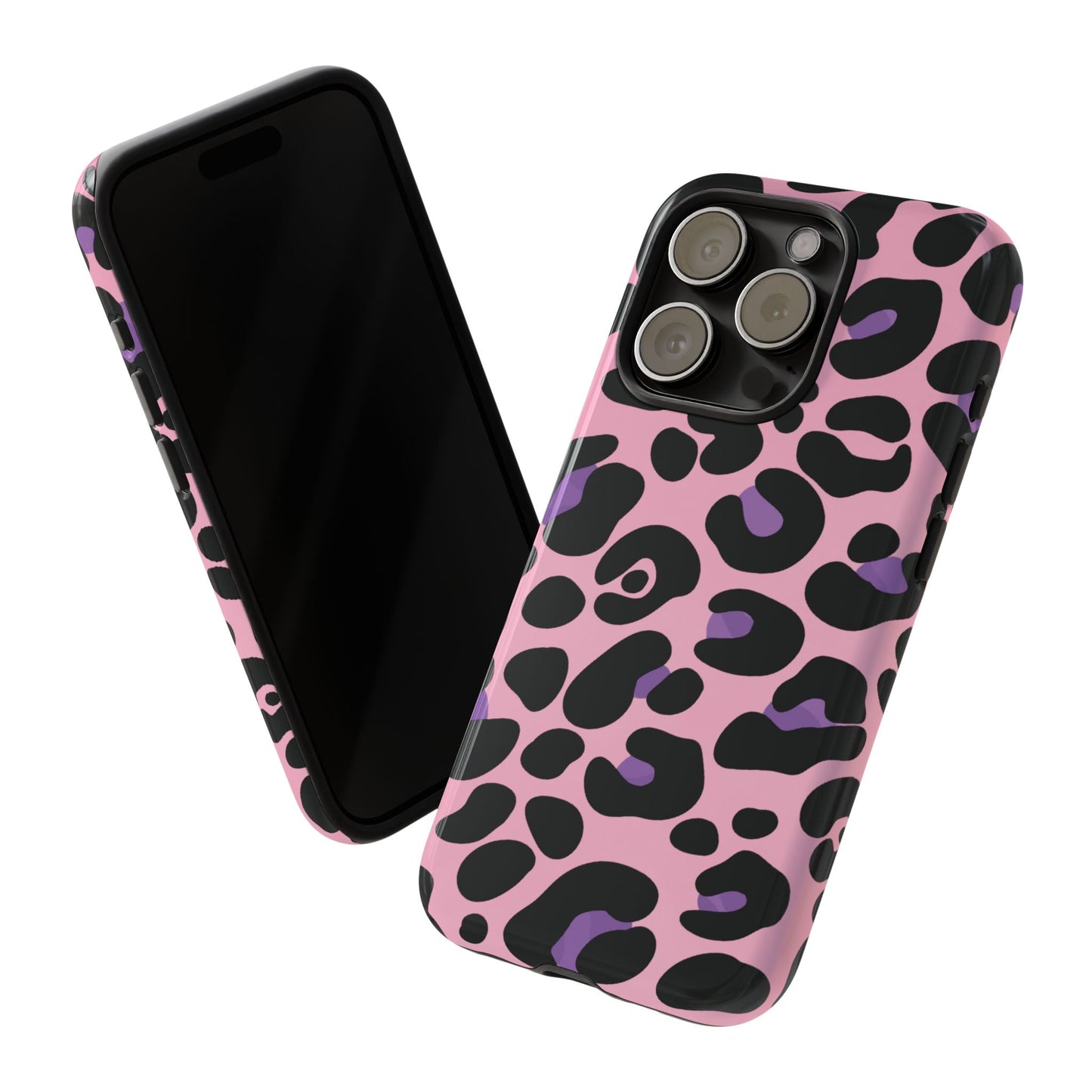 Pretty Pink & Lavender Leopard Print