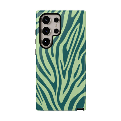 Boutique Sage Tiger Print Phone Case