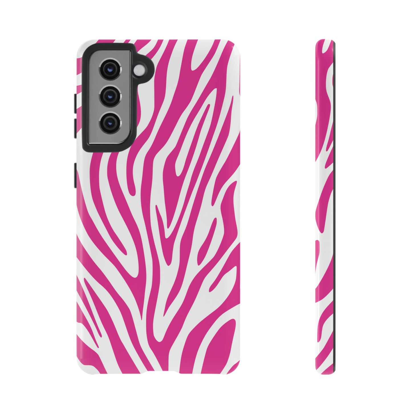 Graphic Hot Pink Tiger Print Phone Case