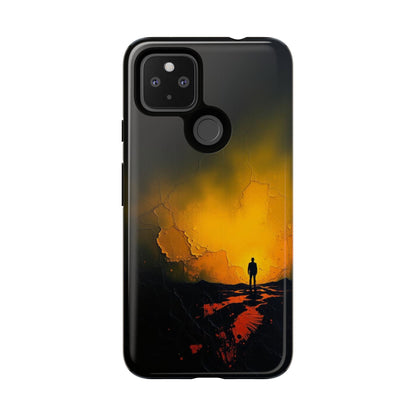 Acrylic Mysterious Figure Phone Case
