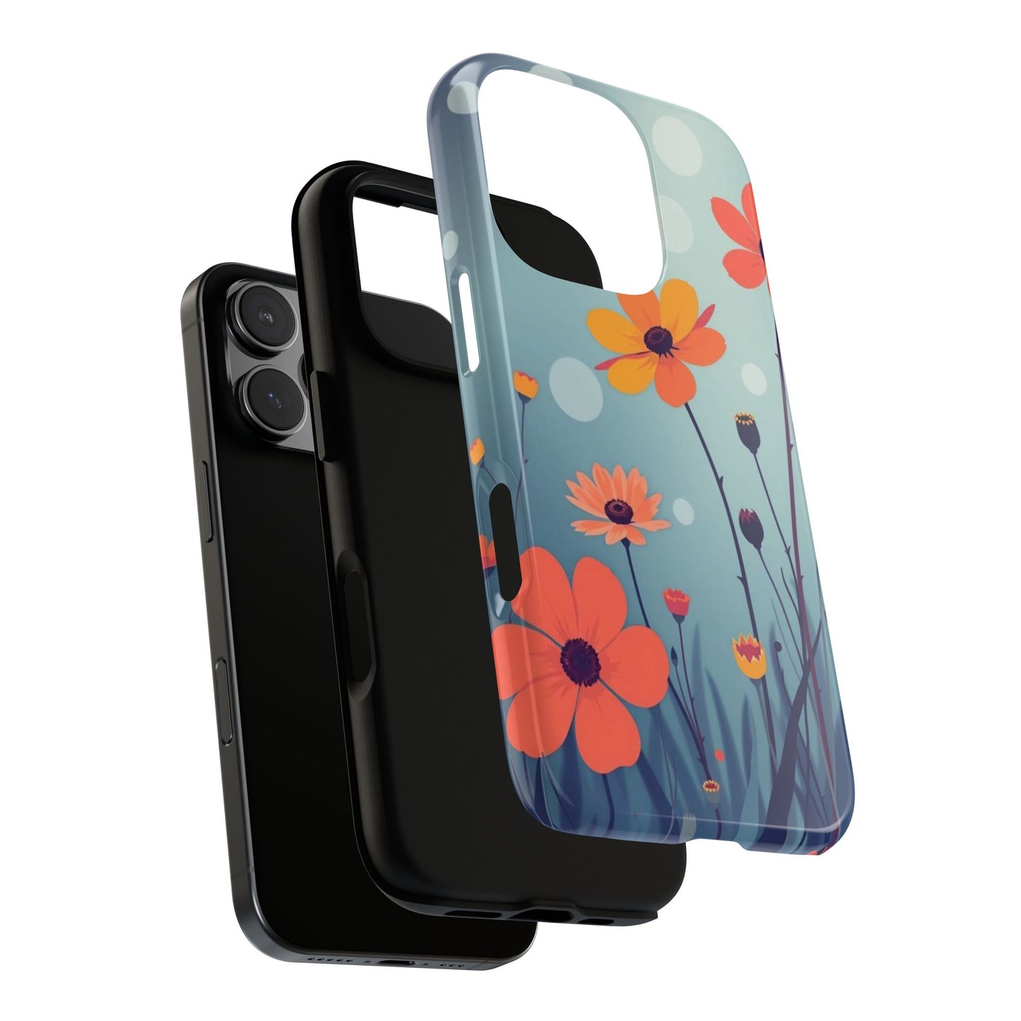 Vibrant Wildflowers Design Phone Case