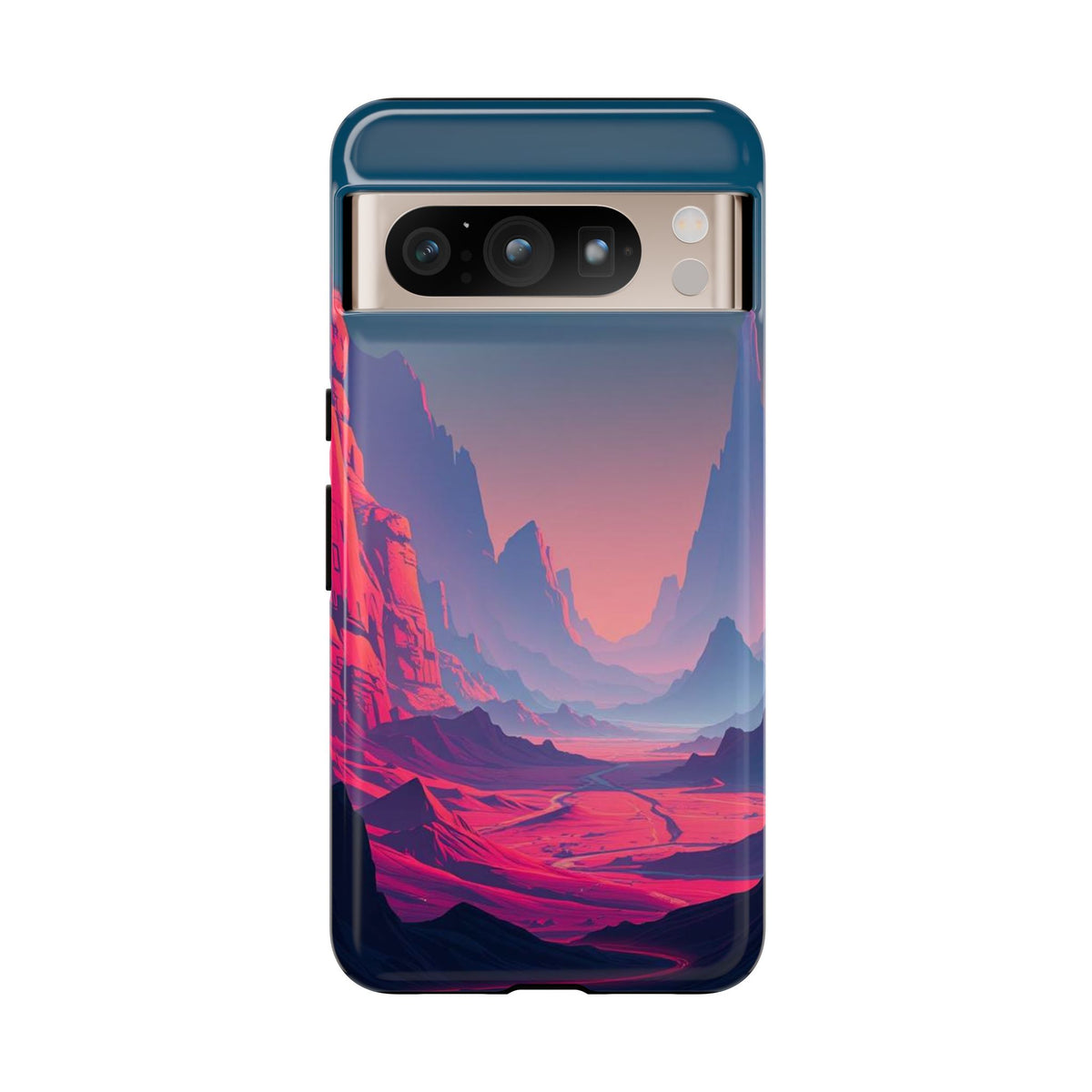 Alien Vista Design Phone Case - Multicolor Phone Case - Google Pixel 8 Pro / Glossy