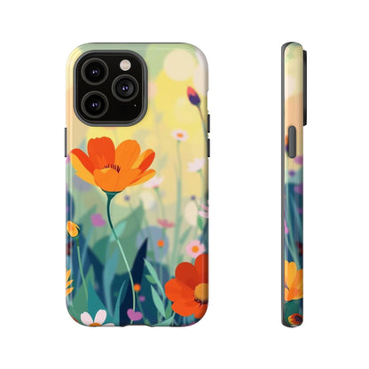 Pop Art Style Wildflower Design Phone Case - Multicolor Phone Case - iPhone 14 Pro Max / Glossy