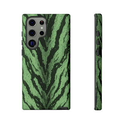 Sage Tiger Print Phone Case