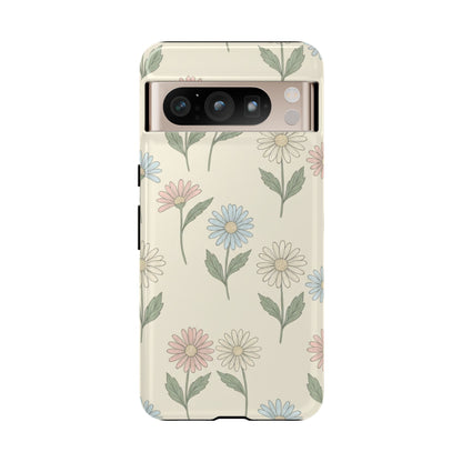 Pretty Pastel Daisy Pattern Phone Case