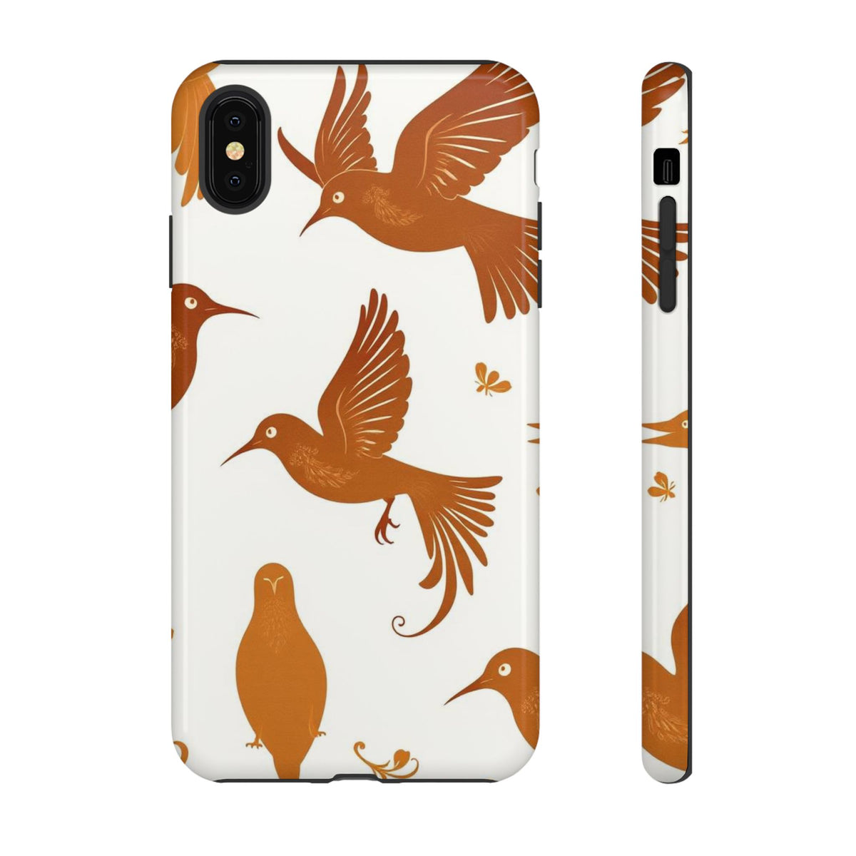 Abstract Bird Pattern Phone Case - Multicolor Phone Case - iPhone XS MAX / Glossy