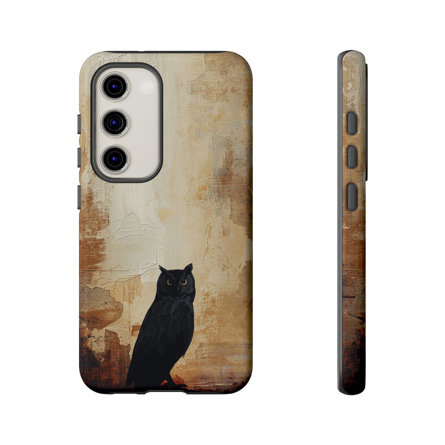 Samsung Galaxy S23 / Glossy Phone Case - Beautiful Abstract Owl Design Phone Case