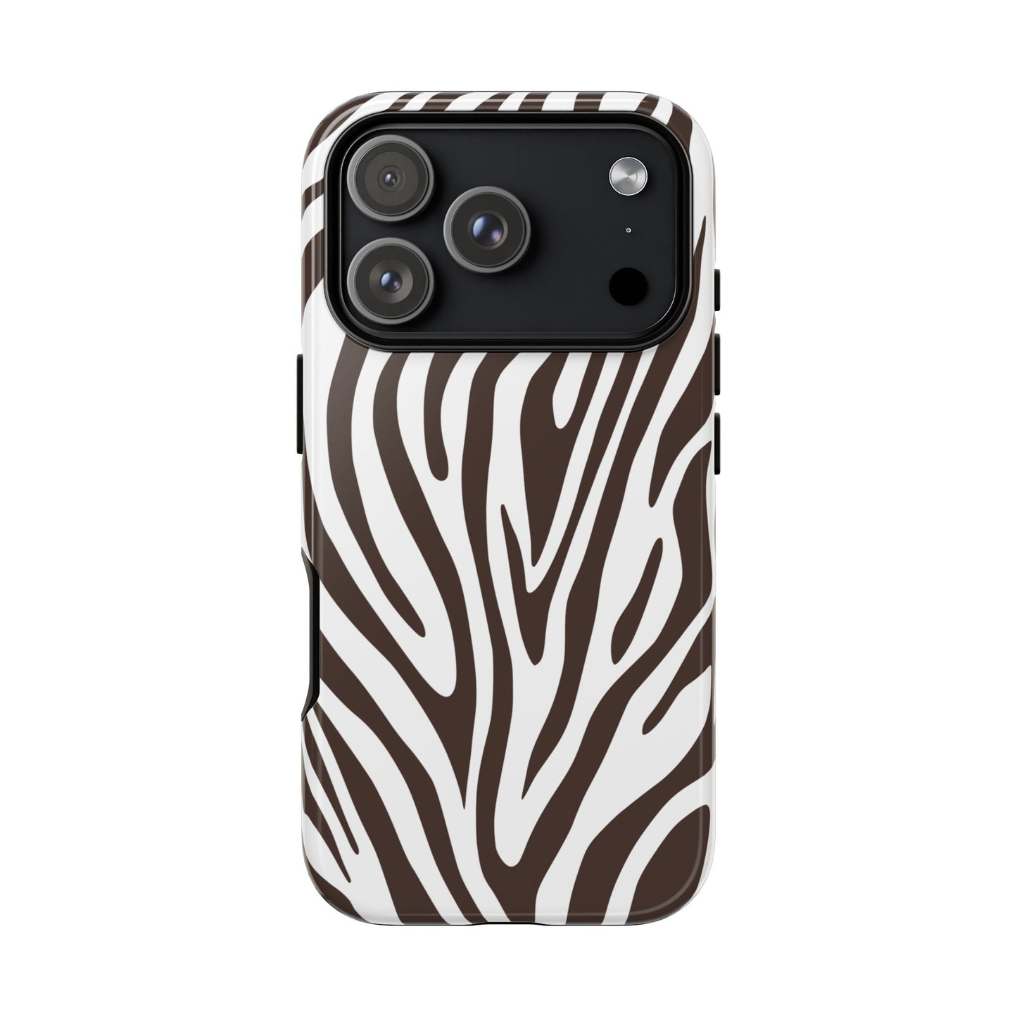Graphic Brown Tiger Print Phone Case