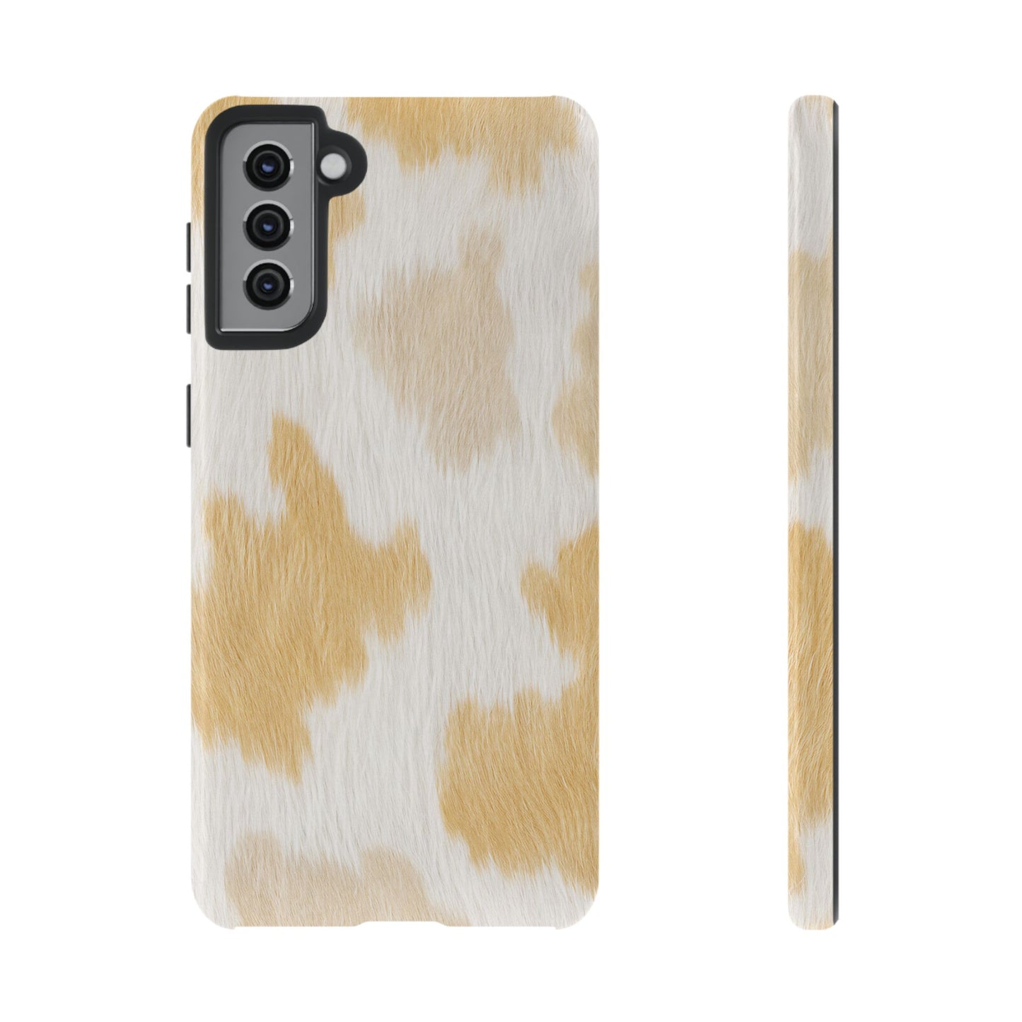 Golden Honey Cow Print Phone Case