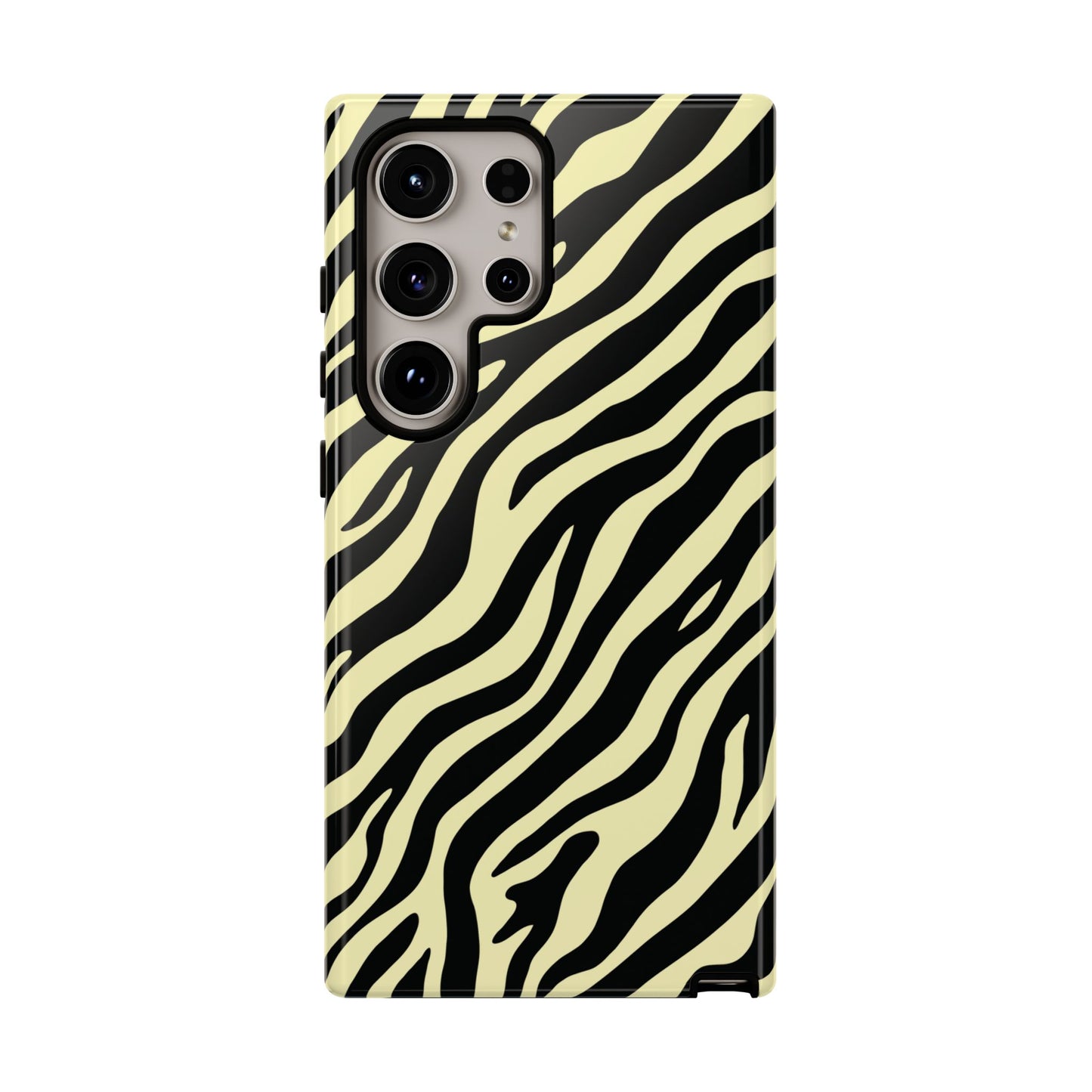 Stylish Neutral Zebra Print Phone Case