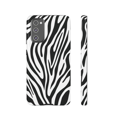 Classic Monochrome Tiger Print Phone Case