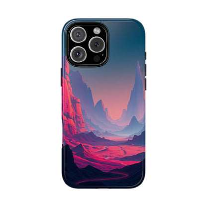 iPhone 16 Pro Max / Glossy Phone Case - Alien Vista Design Phone Case