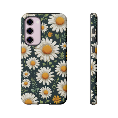 Samsung Galaxy S23 Plus / Glossy Phone Case - Daisies Floral Pattern 3 Phone Case