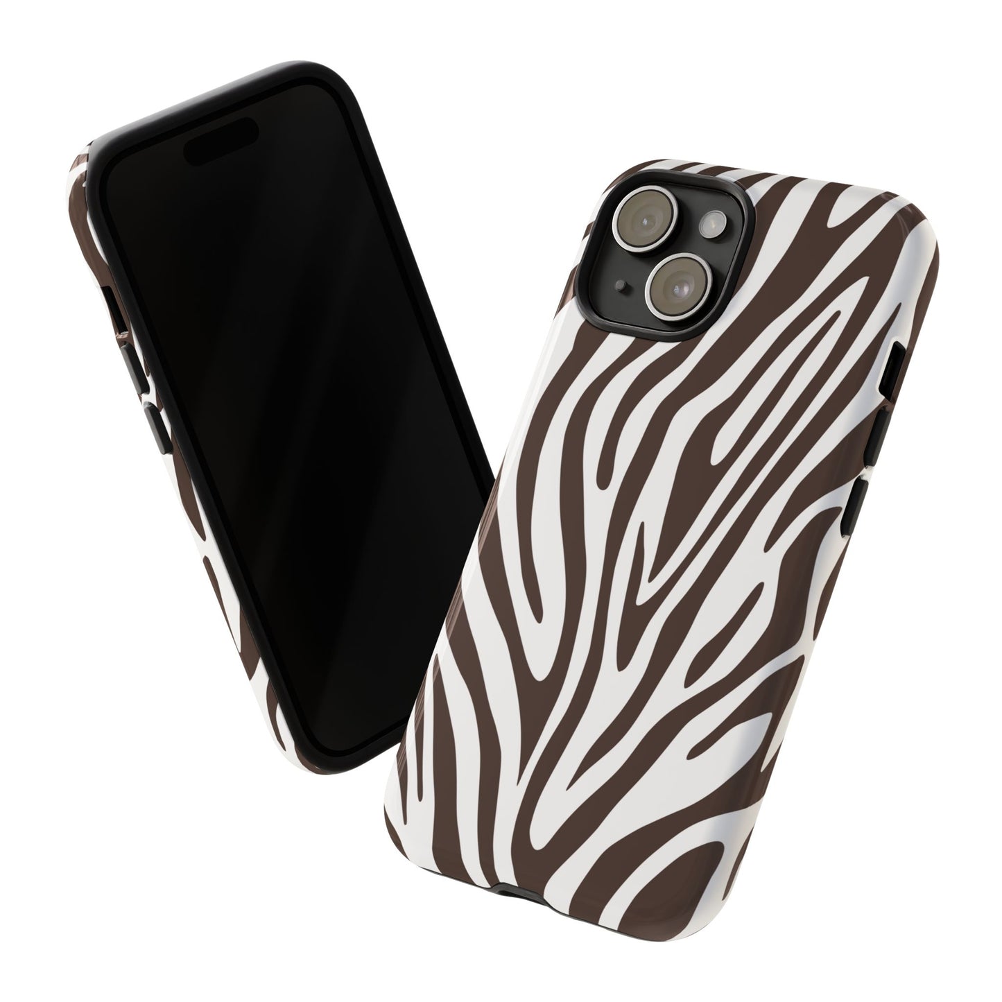 Graphic Brown Tiger Print Phone Case