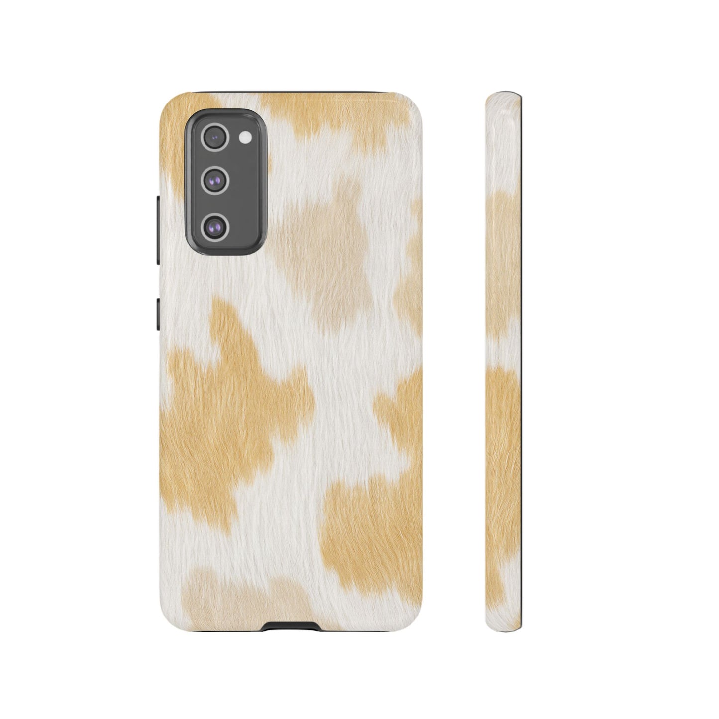 Golden Honey Cow Print Phone Case