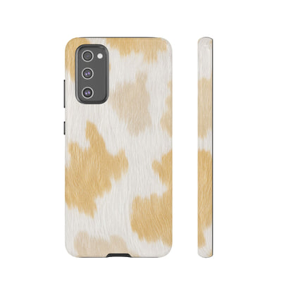 Golden Honey Cow Print Phone Case