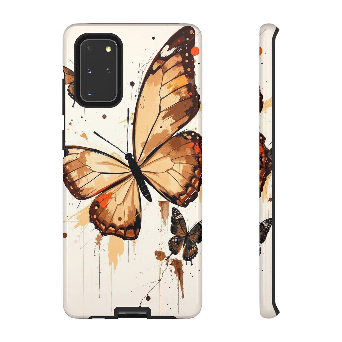Acrylic Style Butterflies Design Phone Case