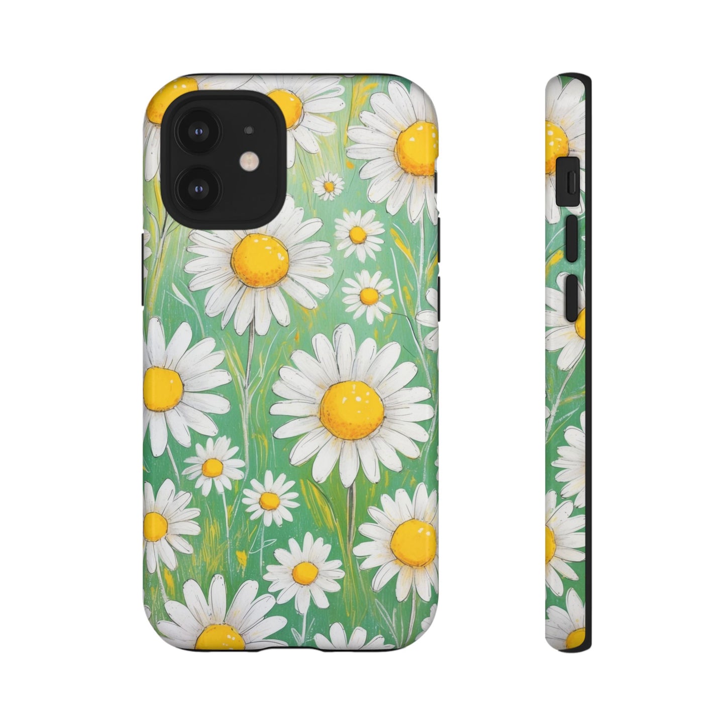 iPhone 12 Mini / Glossy Phone Case - Daisies Floral Pattern 4 Phone Case