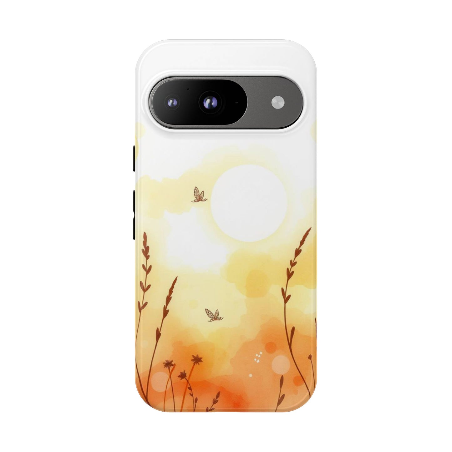 Boho Chic Watercolour Wildflower Pattern Phone Case
