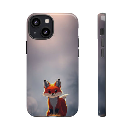 Cute Gothic Fox Design Phone Case - Multicolor Phone Case - iPhone 13 Mini / Glossy