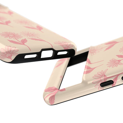 Pretty Pink Daisy Pattern Phone Case