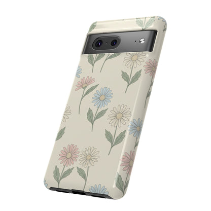 Pretty Pastel Daisy Pattern Phone Case
