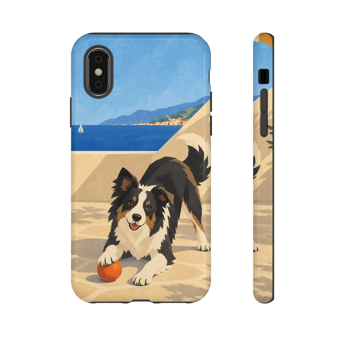Border Collie One More Throw Phone Case - Multicolor Phone Case - iPhone X / Glossy