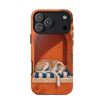 Whippet Siesta Nook Phone Case - Multicolor Phone Case - iPhone 18 Pro Max / Glossy