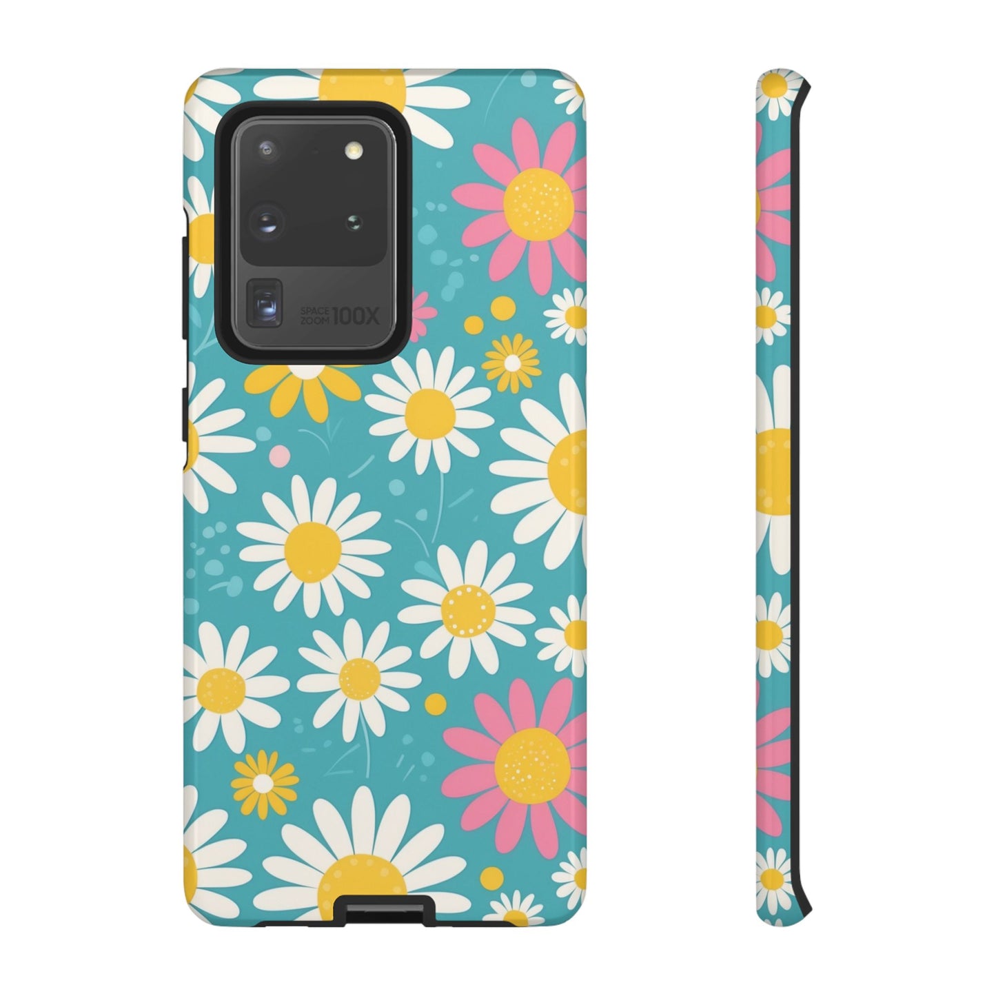 Samsung Galaxy S20 Ultra / Glossy Phone Case - Daisies Floral Pattern 5 Phone Case